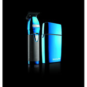 BaByliss PRO Blue FX Collection Metal Outlining Trimmer & Double Foil Shaver Limited Edition Set (FXHOLPK2BC)