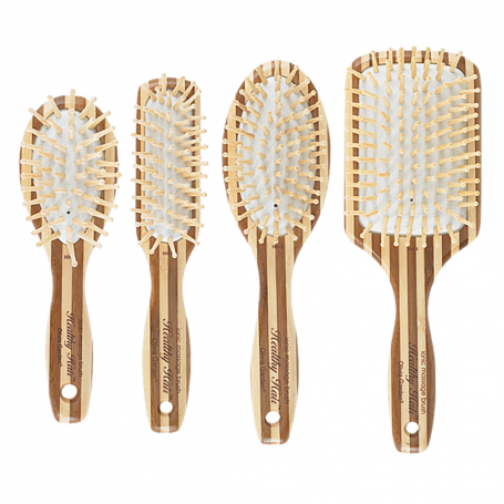 Olivia Garden Healthy Hair Eco Friendly Bamboo Ionic Massage Paddle Collection (HH)