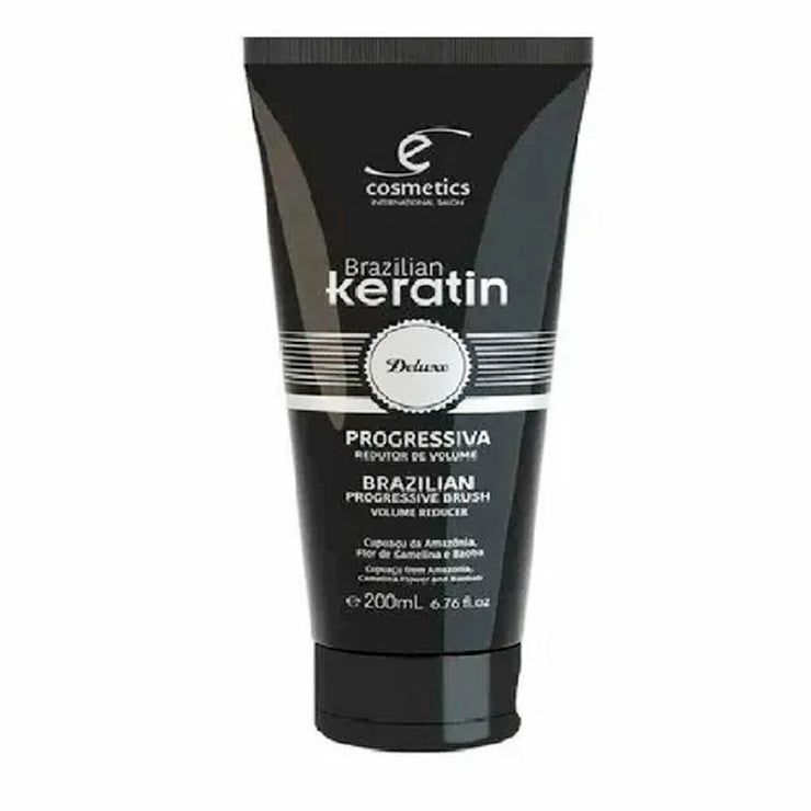 ECOSMETICS PROGRESSIVE BRAZILIAN KERATIN REDUTOR VOLUME SMOOTH HAIR PROFESSIONAL USE 200ML/6.76FL.OZ